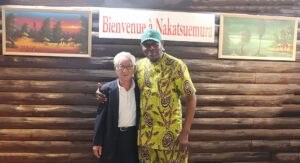 With the President of Nakatsue Earth Foundation Mr. Akaboshi